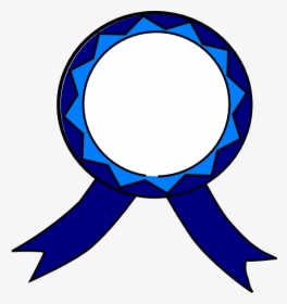 Blue And White Medal Svg Clip Arts - Blue And White Medal, HD Png Download, Transparent PNG