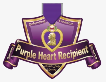 Purple Heart Medal Png - Crest, Transparent Png, Transparent PNG