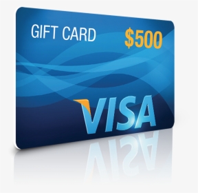 Visa Gift Card Png - Get A $500 Visa Gift Card, Transparent Png, Transparent PNG