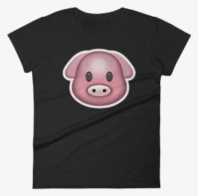 Women S Emoji T Shirt - Domestic Pig, HD Png Download, Transparent PNG