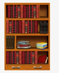 Bookshelf Png, Transparent Png, Transparent PNG