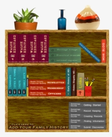 Bookshelf , Png Download - Shelf, Transparent Png, Transparent PNG