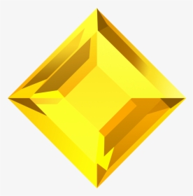 Gem Transparent Yellow - Gem Bejeweled, HD Png Download, Transparent PNG