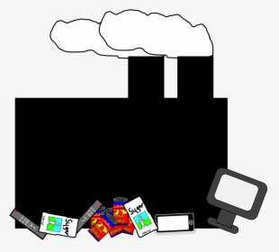 Factory With Products, HD Png Download, Transparent PNG