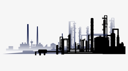 Oil Coal Petroleum Factory Refinery Euclidean Vector - Oil Refinery Vector, HD Png Download, Transparent PNG
