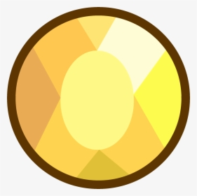 Gem Clipart Yellow Gem - Circle, HD Png Download, Transparent PNG