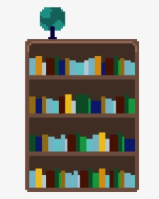 Pixel Art Book Shelf, HD Png Download, Transparent PNG