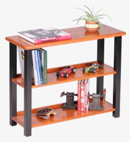 Bookshelf Table, Cherry - Shelf, HD Png Download, Transparent PNG