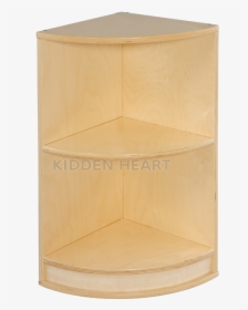 Birch Plywood Bookcase Design In Quarter Round Corner - Shelf, HD Png Download, Transparent PNG
