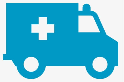 Blue Ambulance Icon - Ambulance Svg, HD Png Download, Transparent PNG