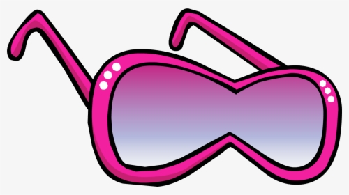 Pink Diva Shades Clothing Icon Id - Club Penguin Sunglasses, HD Png Download, Transparent PNG
