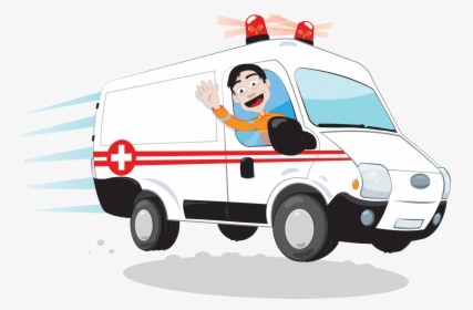 Download Ambulance Drawing Side View - Ambulance Funny, HD Png Download, Transparent PNG