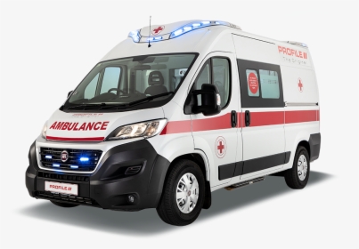 Ambulance De Profile Png, Transparent Png, Transparent PNG