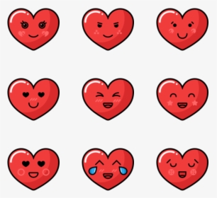 Hearts Smileys - British Flag Vector Outline, HD Png Download, Transparent PNG