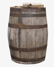 Barrel, Wooden Barrels, Old Barrel, Frosted, Weathered - Old Barrel Png, Transparent Png, Transparent PNG