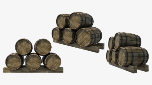 Wooden Barrels, Backgrounds Definition - Stack Of Wooden Barrel, HD Png Download, Transparent PNG