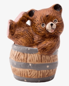 Bear In Barrel Toy Clip Arts - Barrel, HD Png Download, Transparent PNG