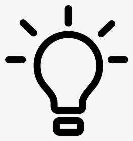 Lightbulb - Lightbulb Icon Png, Transparent Png, Transparent PNG