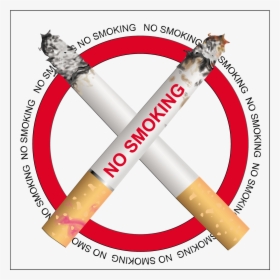 No Smoking Refuses Cigarettes Hazard Health Word Design - Smoking, HD Png Download, Transparent PNG