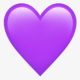 #iphone #iphoneemoji #purple #heart #emoji - Purple Heart Emoji Png, Transparent Png, Transparent PNG