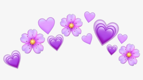 #purple #purpleheart #hearts #heart #crown #heartcrown - Purple Heart Crown Png, Transparent Png, Transparent PNG