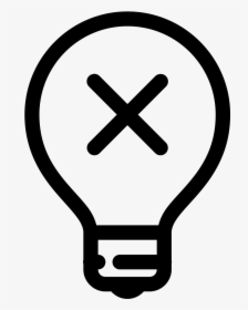 Light Off Icon - Light Bulb Icon Png Transparent, Png Download, Transparent PNG