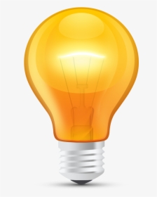 Incandescent Light Bulb Icon - Light Bulb Icon, HD Png Download, Transparent PNG