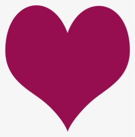 Dark Clipart Purple Heart - Heart, HD Png Download, Transparent PNG