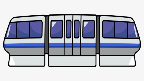 Subway Free To Use Clip Art - Monorail Clipart, HD Png Download, Transparent PNG