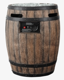 Homcomfort Whiskey Barrel Propane Gas Patio Heater - Whiskey Barrel Fire Pit, HD Png Download, Transparent PNG