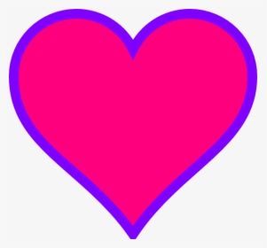 Pink And Purple Heart Clipart, HD Png Download, Transparent PNG