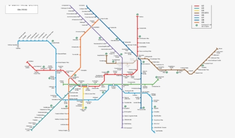 Original Berlin Underground Map - Berlin Underground, HD Png Download, Transparent PNG