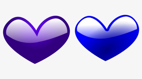 Another Heart Marriage Equality I Support Love Red - Blue Heart And Purple Heart, HD Png Download, Transparent PNG