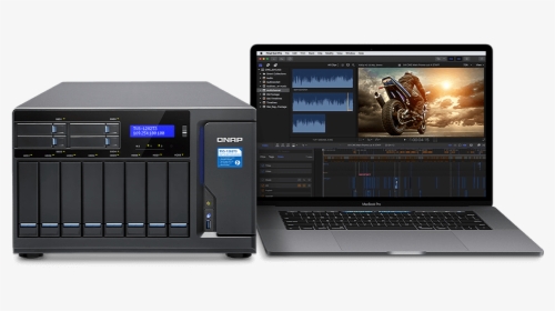 Qnap Thunderbolt 3 Nas Helps You Save Time Yet Accomplish - Nas Qnap Thunderbolt 3 For Mac, HD Png Download, Transparent PNG