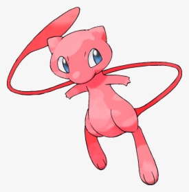 Red And Blue Mew Pokemon Colored Icon In Powerpoint Pptx Png