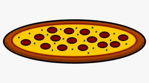 Pepperoni Pizza With Slice Vector - Clipart Pizza, HD Png Download, Transparent PNG