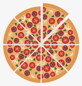 Pizza Clipart Circle - Pizza And Board Games, HD Png Download, Transparent PNG
