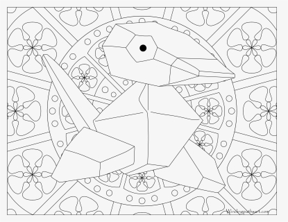 Mandala Coloring Pages Pokemon Mew , Png Download - Pokemon Mandala Coloring Pages, Transparent Png, Transparent PNG