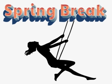 Spring Break Png Free Download - Silhouette, Transparent Png, Transparent PNG