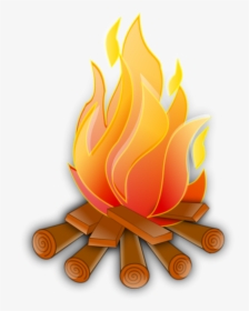 Fire Pit Campfire Flame Clip Art - Fire Clipart, HD Png Download, Transparent PNG