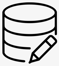Edit Database Comments - Free Database Edit Icon, HD Png Download, Transparent PNG