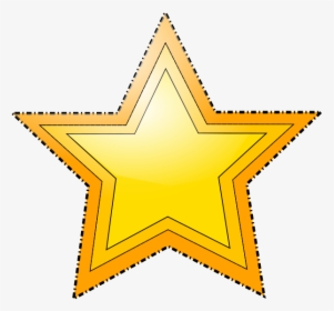 Estrella 2 Png Clip Arts - Gold Good Job Star Clipart, Transparent Png, Transparent PNG