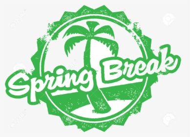 Spring Break Stock Vector Illustrati Transparent Png - Beach Spring Break Clip Art, Png Download, Transparent PNG