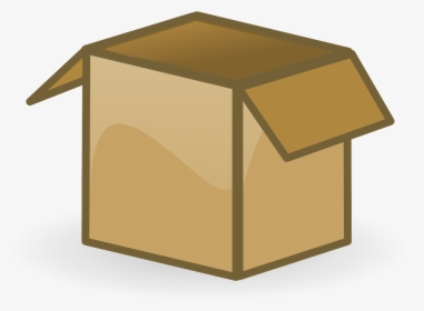 Box Clipart Corrugated Box - Open Box Clipart, HD Png Download, Transparent PNG