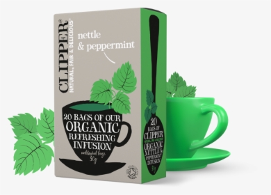 Organic Nettle & Peppermint Infusion - Clipper Nettle Tea, HD Png Download, Transparent PNG