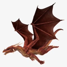 Dragon-red - Fantasy Flying Dragon, HD Png Download, Transparent PNG
