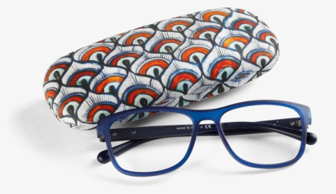 Picture Of Peacock Feather Glasses Case - Comfort, HD Png Download, Transparent PNG