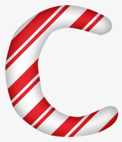 Peppermint Candy Letter C Png - Candy Cane Letter C, Transparent Png, Transparent PNG
