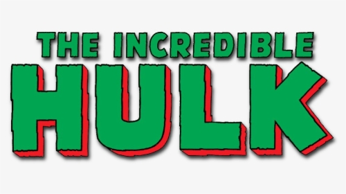 Logo Comics - Incredible Hulk Words, HD Png Download, Transparent PNG