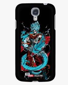 Super Saiyan Goku God Blue With Shenron Android Phone - Iphone, HD Png Download, Transparent PNG
